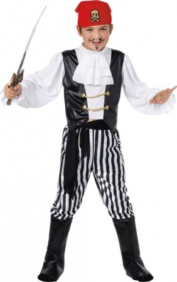 Dětský kostým – pirát deluxe