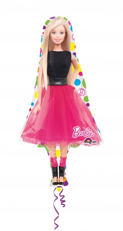 Fóliový balónek veliký - Barbie