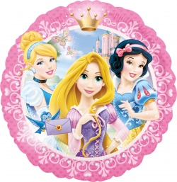 Fóliový balónek veliký - Disney princezny