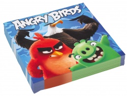 Ubrousky 20 ks - Angry birds