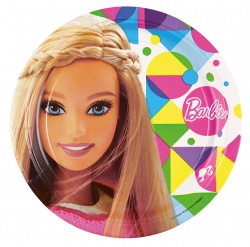 Papírové talíře 8ks - Barbie