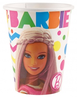Kelímky 8ks - Barbie