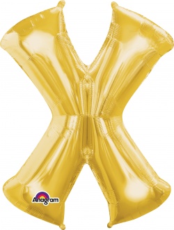 Fóliový balónek "X"