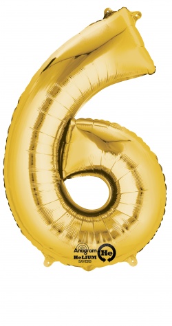 Fóliový balónek "6"