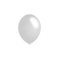 Balonek Metalický bílý